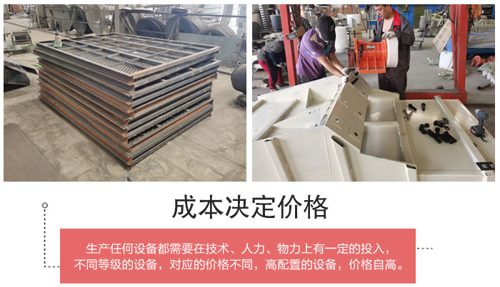 直線篩分機(jī)篩網(wǎng)，篩箱部件展示